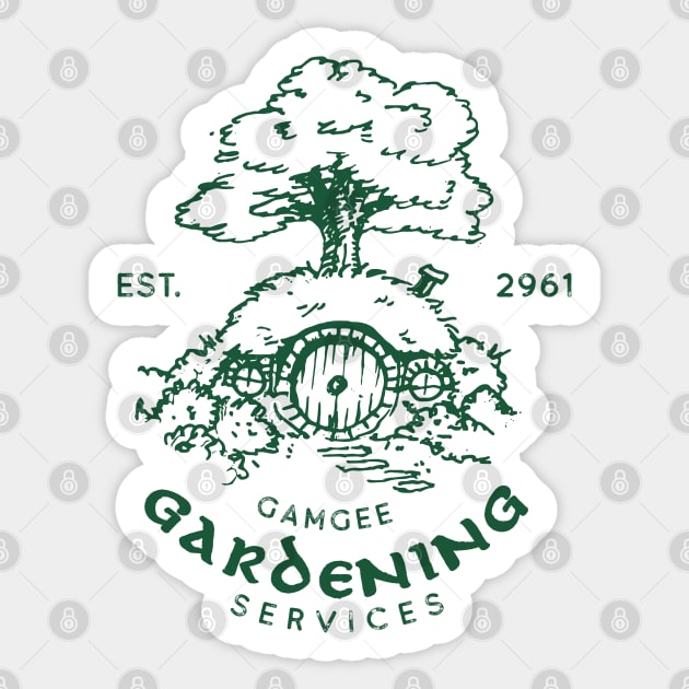 Gamgee Gardening Services Sticker by belial90